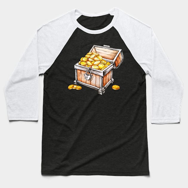 Pot of gold Baseball T-Shirt by WordFandom